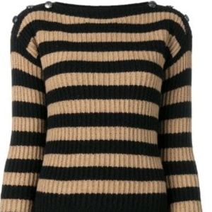 NWOT MaxMara Salpa Stripe wool & Cashmere